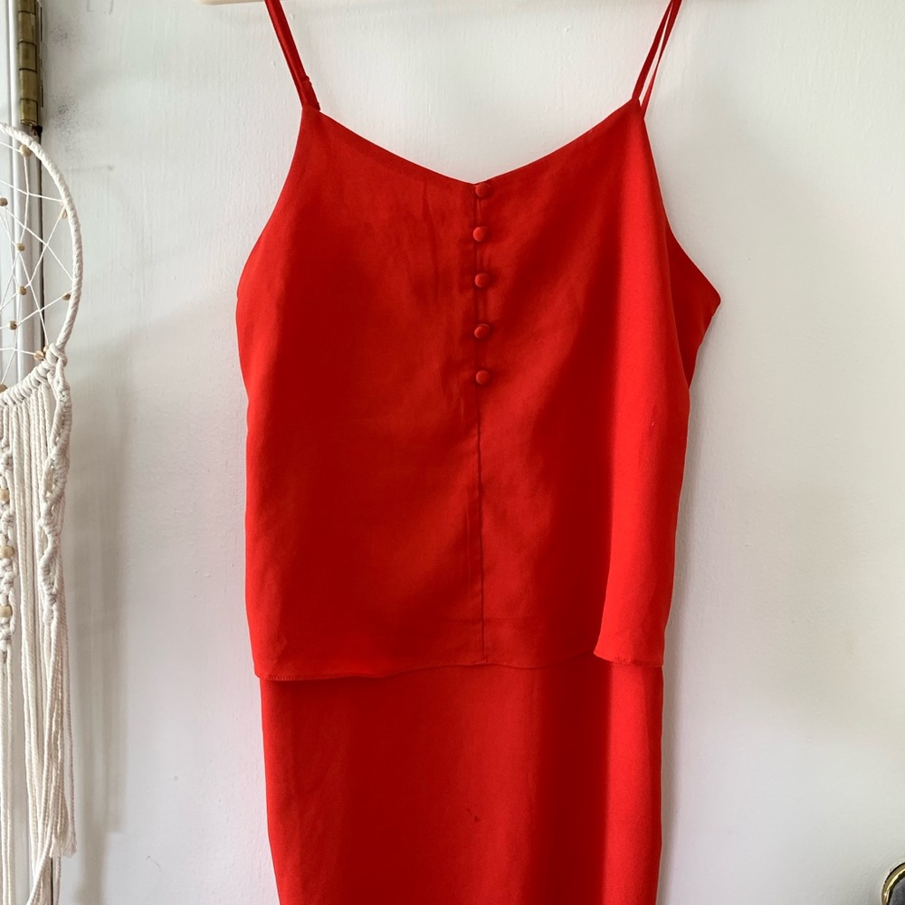 Red dress